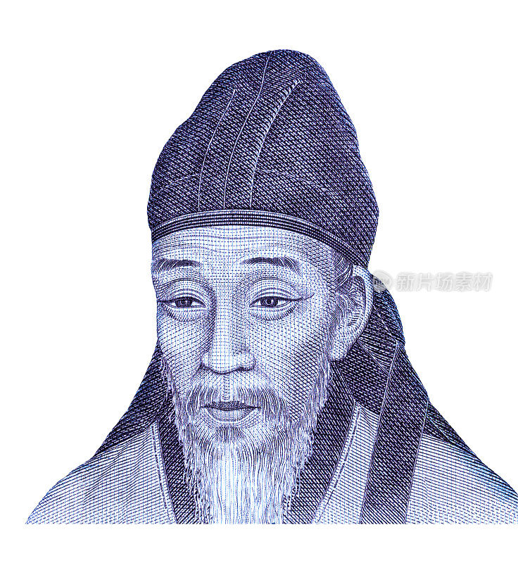 李滉肖像(1501 <e:2>’1570)韩国1000韩元纸币